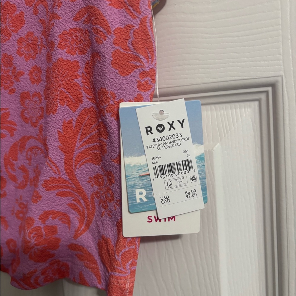 Roxy Rash-guard Surf Crop - Picture 4 of 4